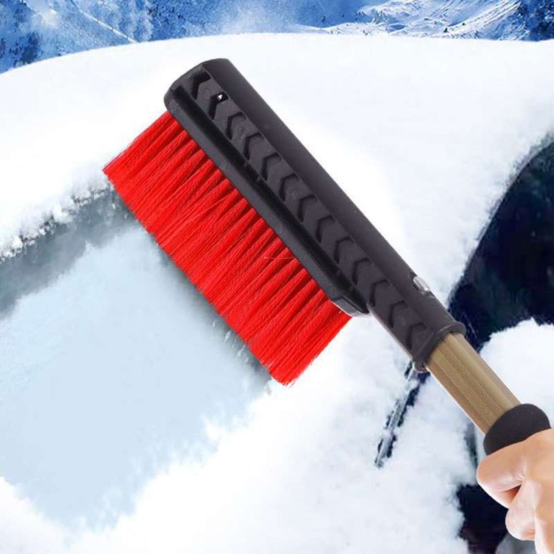 2-in-1 Car Care Soft Bristle car snow removal shovel ice scraper and snow brush for car