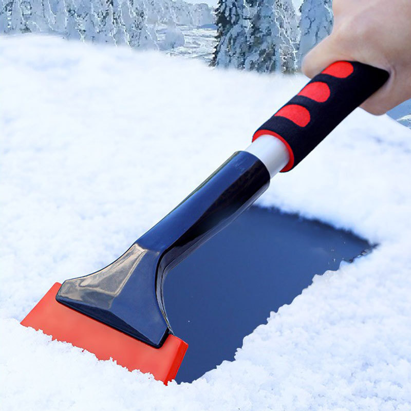 2-in-1 Car Care Soft Bristle car snow removal shovel ice scraper and snow brush for car