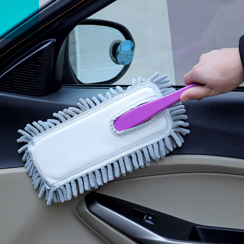 Microfiber Feather Duster  Set Chenille Broom car and Household Cleaning Tool