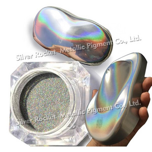 Cosmetic Chameleon Powder Pearl Pigment Gloss Silver Holographic Silver Effect Pigment