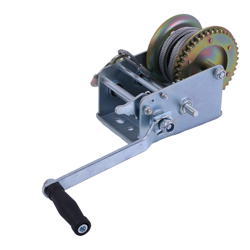 High-quality portable small boat hand winch stainless steel cable hand winch wire rope winch