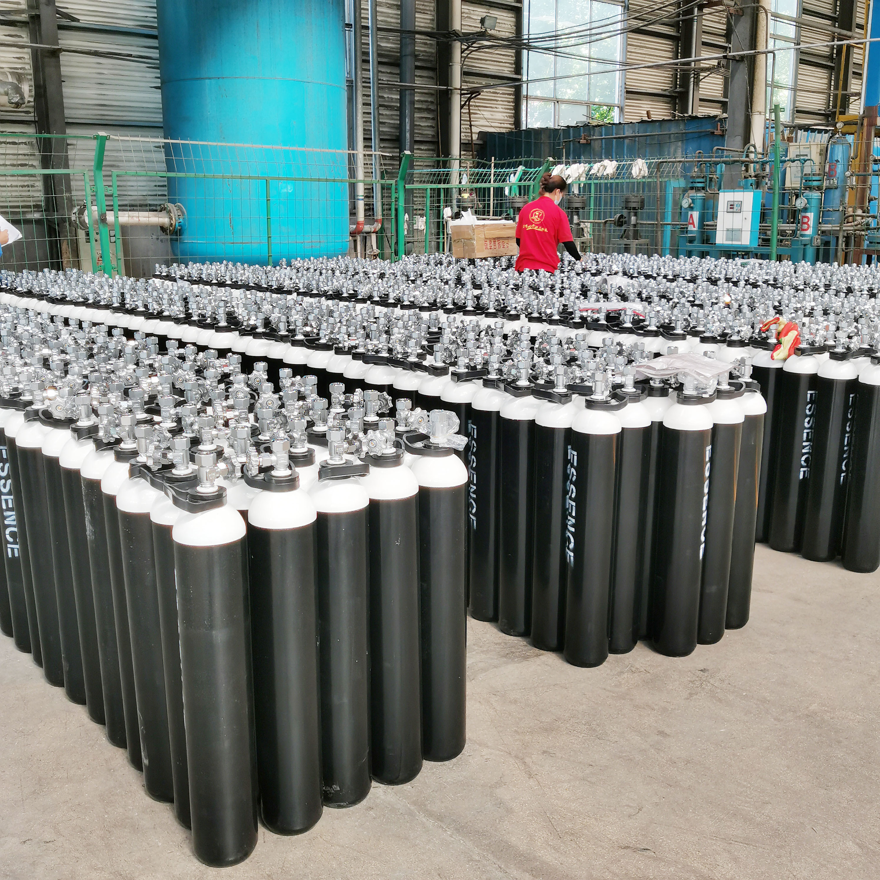 CE ISO9809 certificate nitrogen gas / industry oxygen / argon welding cylinder price helium gas for balloons gas cylinder