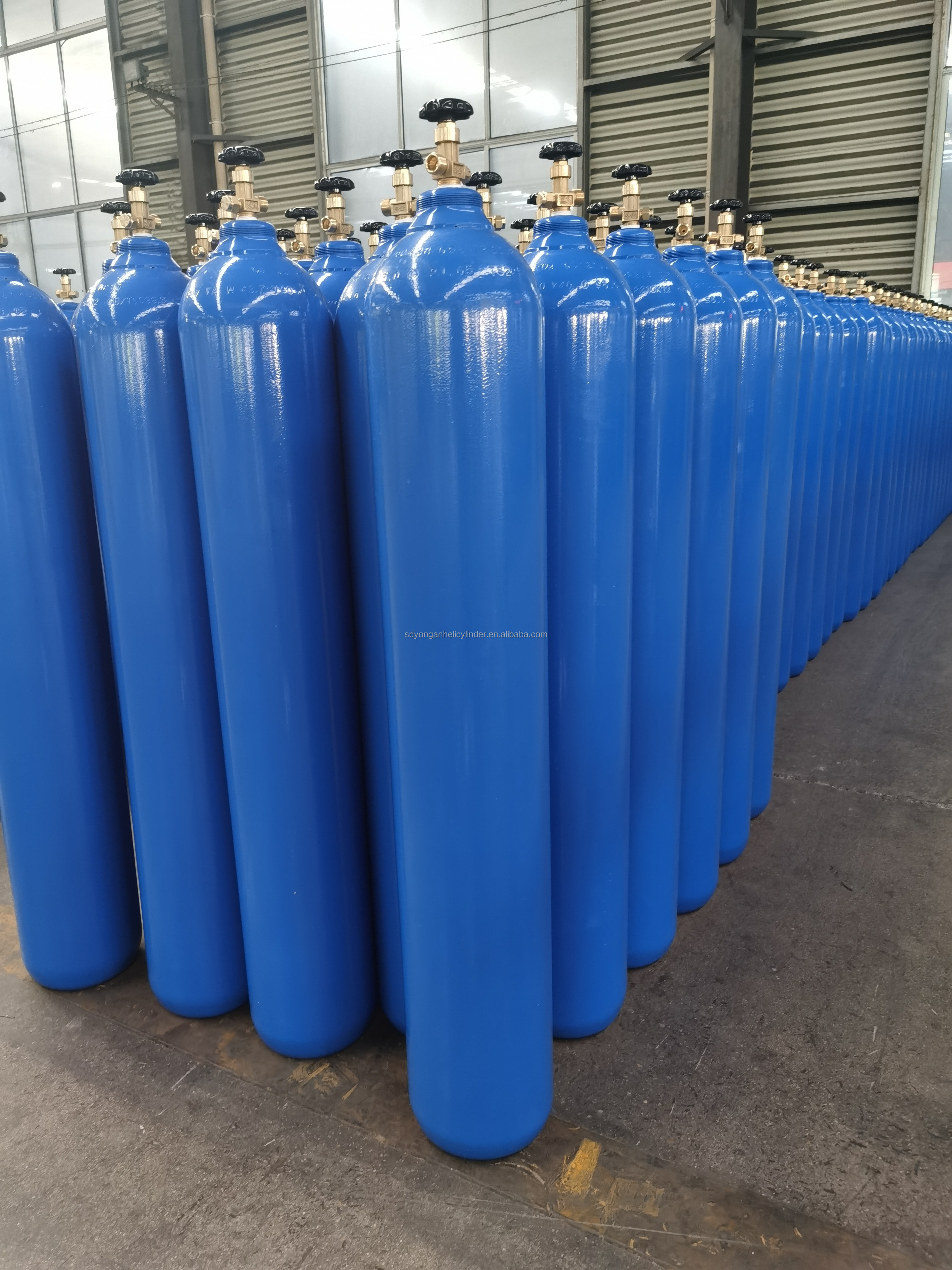 YA factory 230 bar TPED  50L gas cylinder  nitrogen/argon/co2/hydrogen/helium/gas tube/gas tank  hot sale