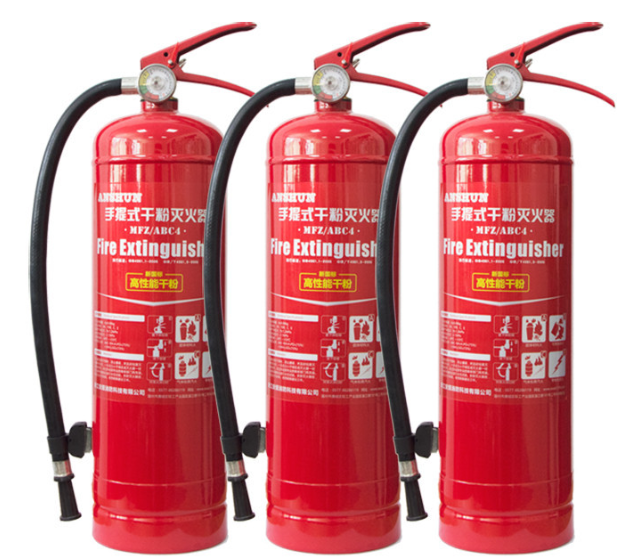 5kg dry powder fire extinguisher with external gas cartridge