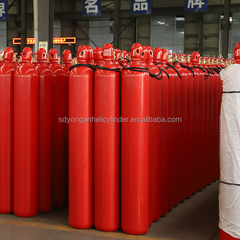 seamless cylinder with inner polish can fill with 99.999% high-purity oxygen, helium and other industrial gases.