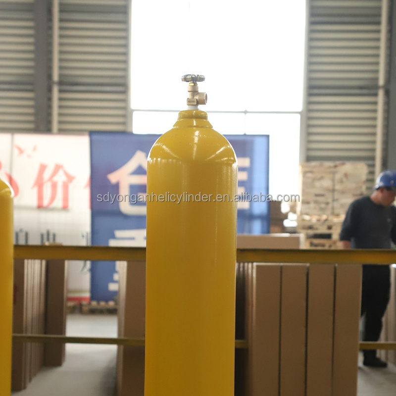 Pure 99.999% High Quality  2L 5L 10L 40L 50L 67L 200bar 40L,219mm Oxygen/Argon/Helium Cylinder Gas  With Good Quality