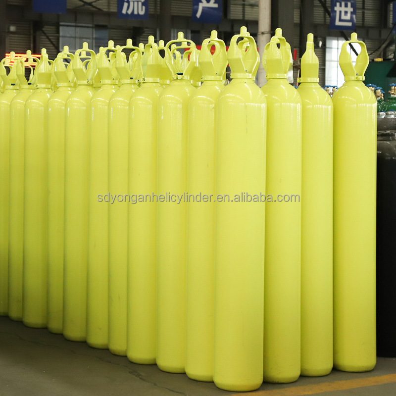 seamless cylinder with inner polish can fill with 99.999% high-purity oxygen, helium and other industrial gases.