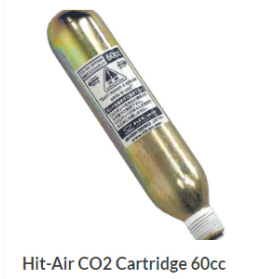 hit air 60cc co2 cartridge co2 50cc co2 cartridge for airbag vest