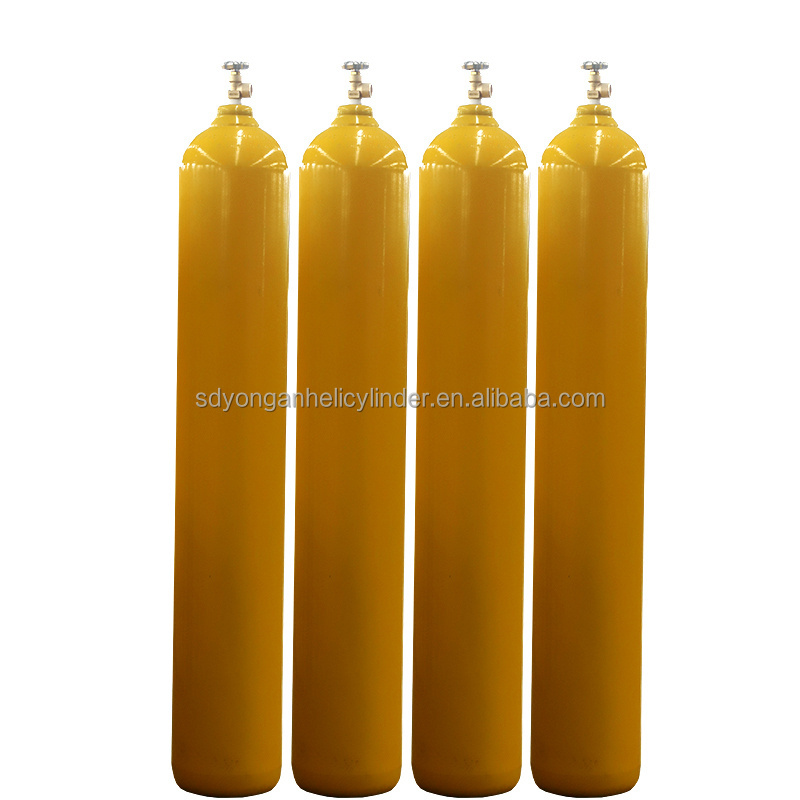 Pure 99.999% High Quality  2L 5L 10L 40L 50L 67L 200bar 40L,219mm Oxygen/Argon/Helium Cylinder Gas  With Good Quality