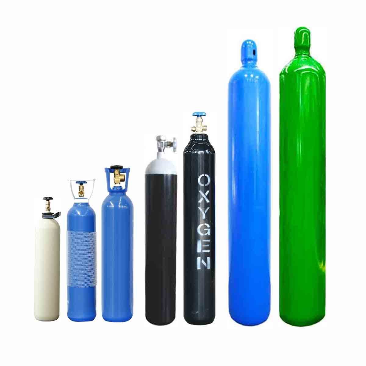 YA factory 40L /47L/50Loxygen/nitrogen/argon/co2/hydrogen/helium/co gas cylinder/gas tube/gas tank  hot sale