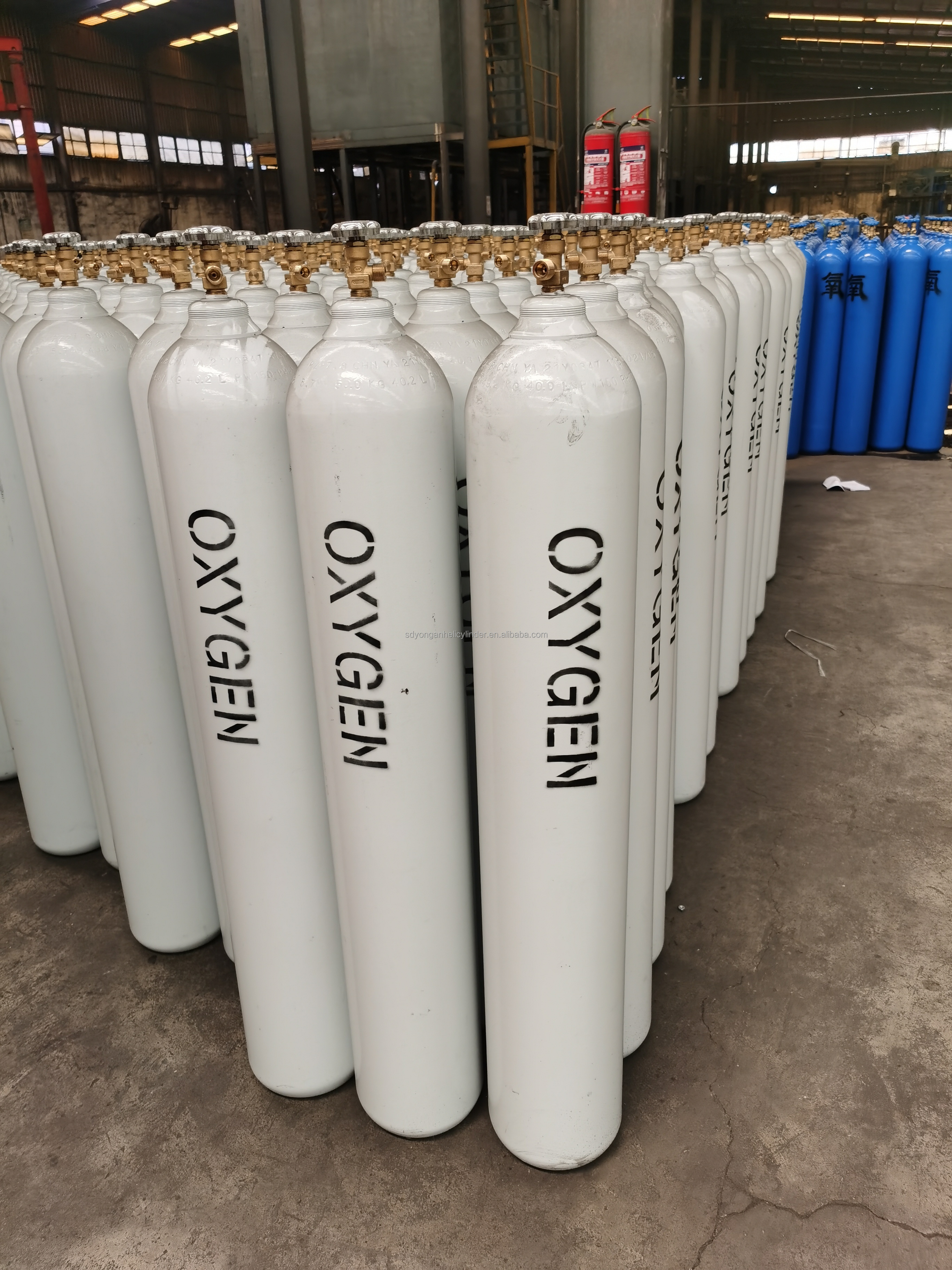 YA factory 230 bar TPED  50L gas cylinder  nitrogen/argon/co2/hydrogen/helium/gas tube/gas tank  hot sale