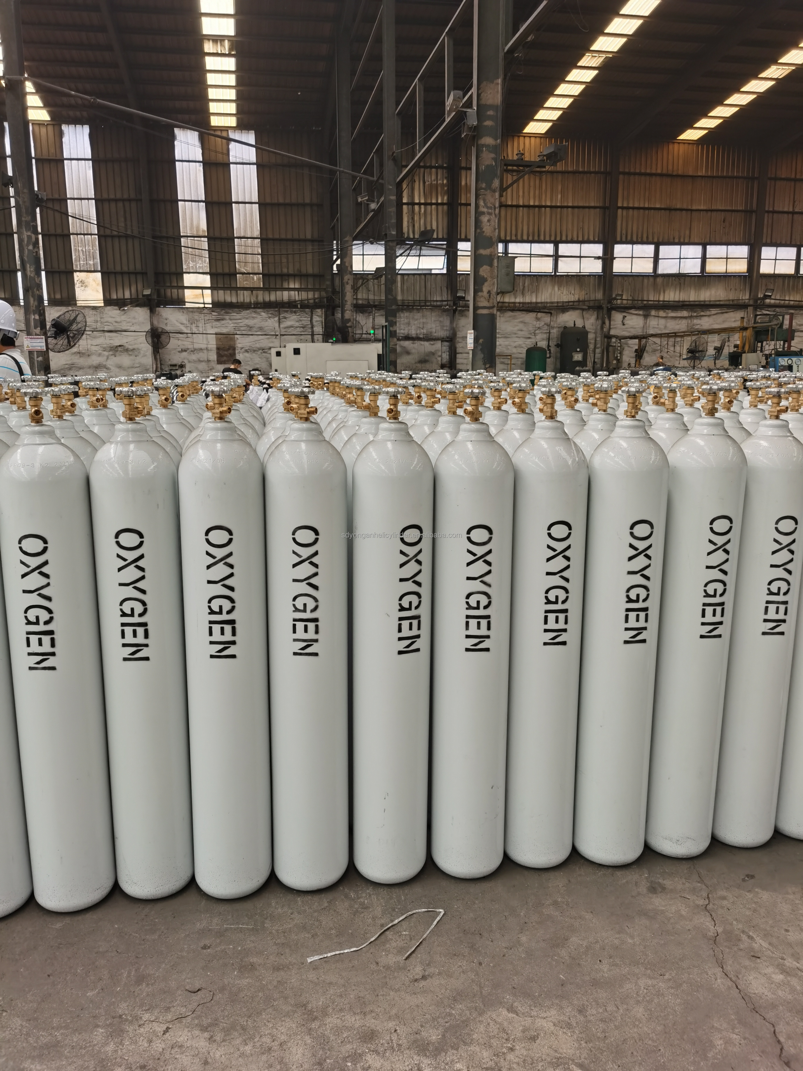 YA factory 230 bar TPED  50L gas cylinder  nitrogen/argon/co2/hydrogen/helium/gas tube/gas tank  hot sale