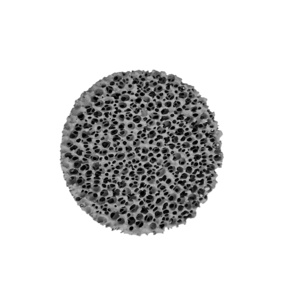 Customized microporous ceramic alumina or silicon carbide foam filter porous square round ceramic filter