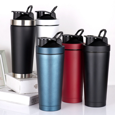 Hot Sale Double wall Protein Shaker/ stainless steel insulated shaker bottle/Stainless steel Protein Mixing Cup