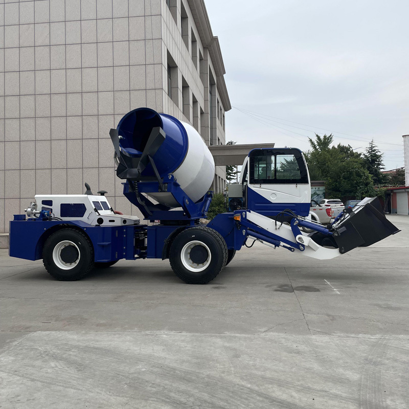 Hot sale self loading mobile concrete mixer truck and self-loading cement concrete mixer