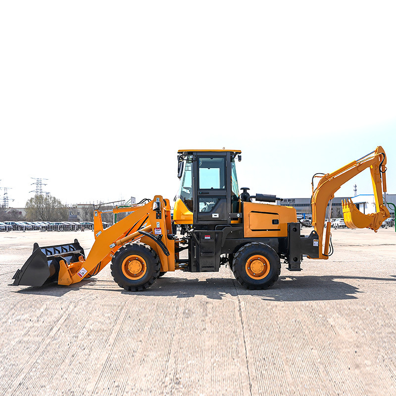 Manufacturer retroexcavadora CE EURO 5 EPA Wheel Compact Backhoe Chinese Backhoe Loader