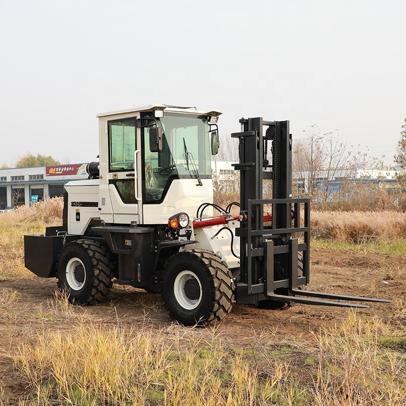 SAAO China Outdoor Small Mini 4WD 4x4 Off Road All Rough Terrain Forklift Truck