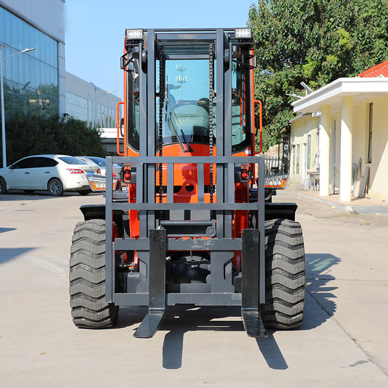 All Terrain Forklift 1 Ton 3 Ton 5 Ton 7 Ton 8 Ton 10 Ton Four Wheel Drive Rough Terrain Forklift