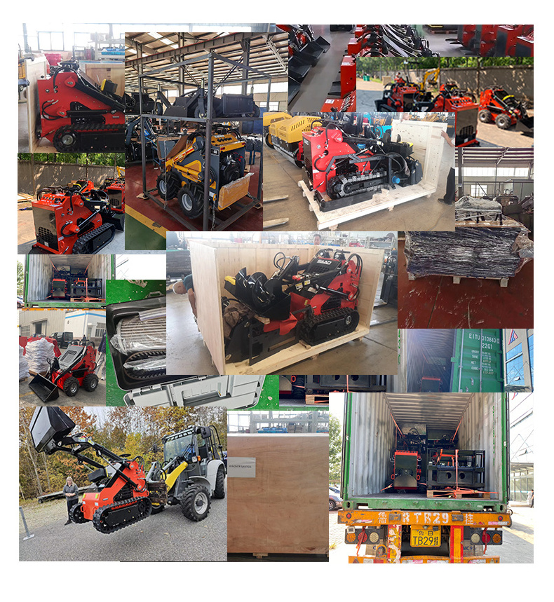 2023 hot sale mini skid steer loader and snow plow for skid steer loader