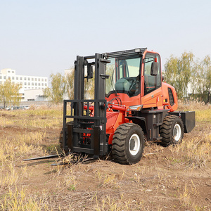 All Terrain Forklift 1 Ton 3 Ton 5 Ton 7 Ton 8 Ton 10 Ton Four Wheel Drive Rough Terrain Forklift