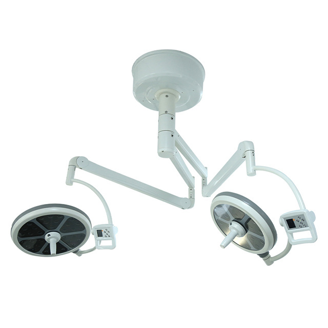 Double Dome Head Surgical Light Ceiling Shadowless Operating Lamp Surgery Led Operating Light