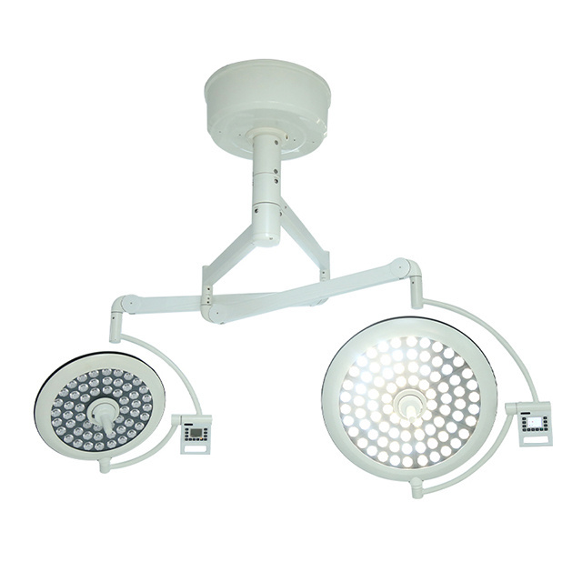 Double Dome Head Surgical Light Ceiling Shadowless Operating Lamp Surgery Led Operating Light