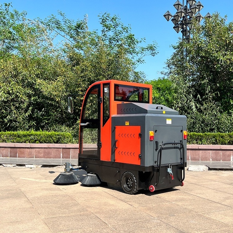 Electric cleaning vehicle Clean the street Garbage cleaning Riding style