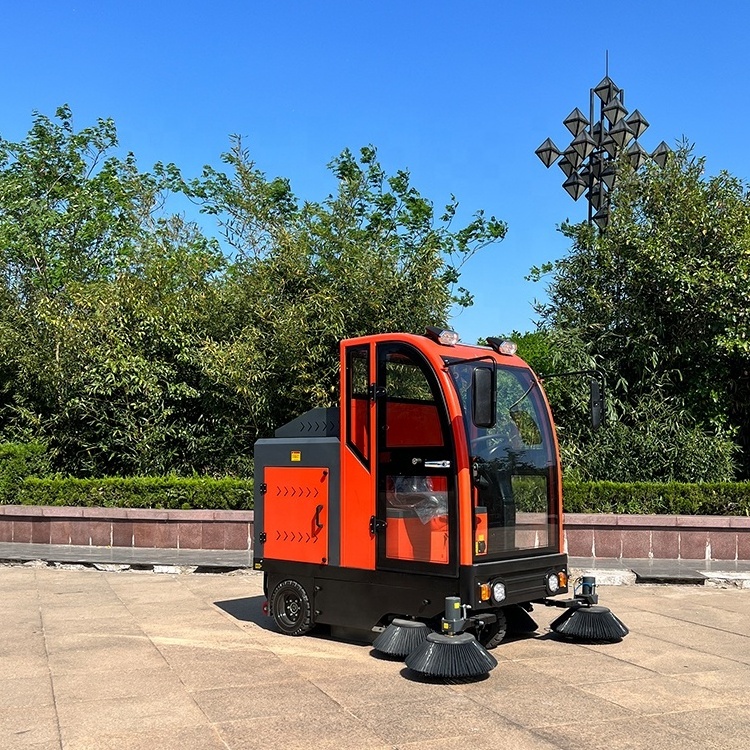 Electric cleaning vehicle Clean the street Garbage cleaning Riding style