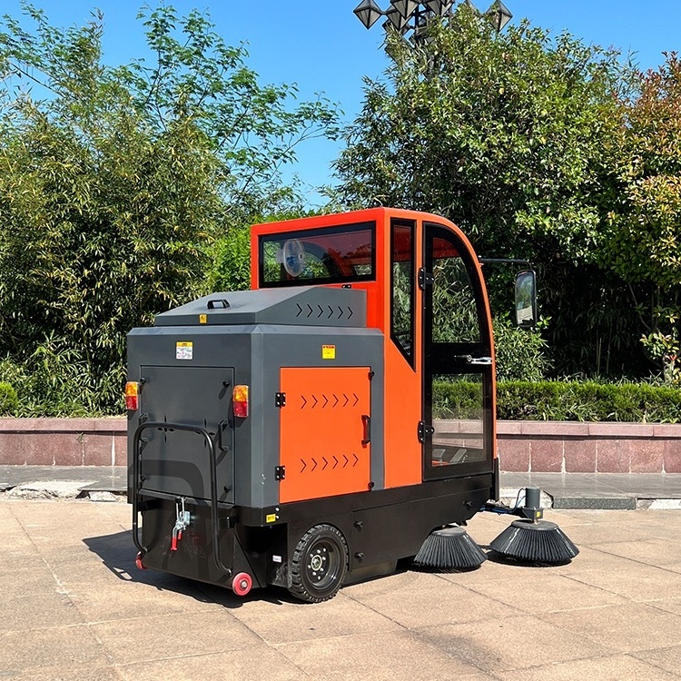 Electric cleaning vehicle Clean the street Garbage cleaning Riding style