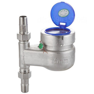 Stainless Steel Iso 4064 Multi Jet Multi Flow Vertical Prepaid Lithium Water Meter Battries