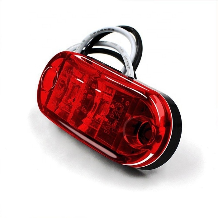 2.5 inch Trailer Truck Led Side Marker Lights Lamps 2 Diodes Trailer Led clearance and side marker lights