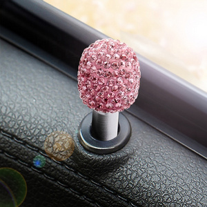 Car Door Lock Knobs Bling Car Door Lock Pin Pull Rod Bolt Cover Bling Rhinestones