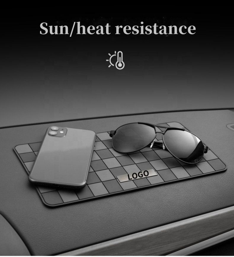 Car Anti-Slip Cell Phone Dashboard Mount Sticky Pad Non-slip Mat Holder Instrument panel sunscreen and heat resistant pad