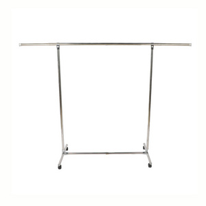 Hot Selling With Wheels Stainless Steel Laundry Drying Rack Indoor Clothes Standing Hanger