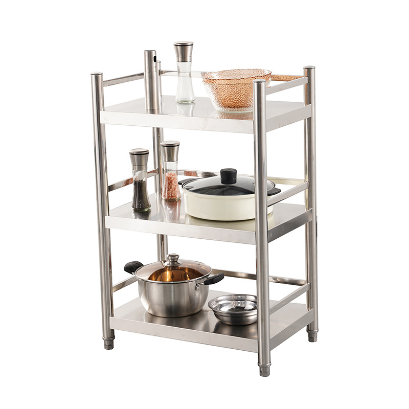 Best Selling High Quality Durable Three Tier Shelf Kitchen Spice Rack Kitchen Storage Shelf