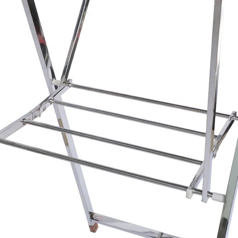 Factory Supply Adjustable Stainless Drying Rack Folding Clothes Drying Rack