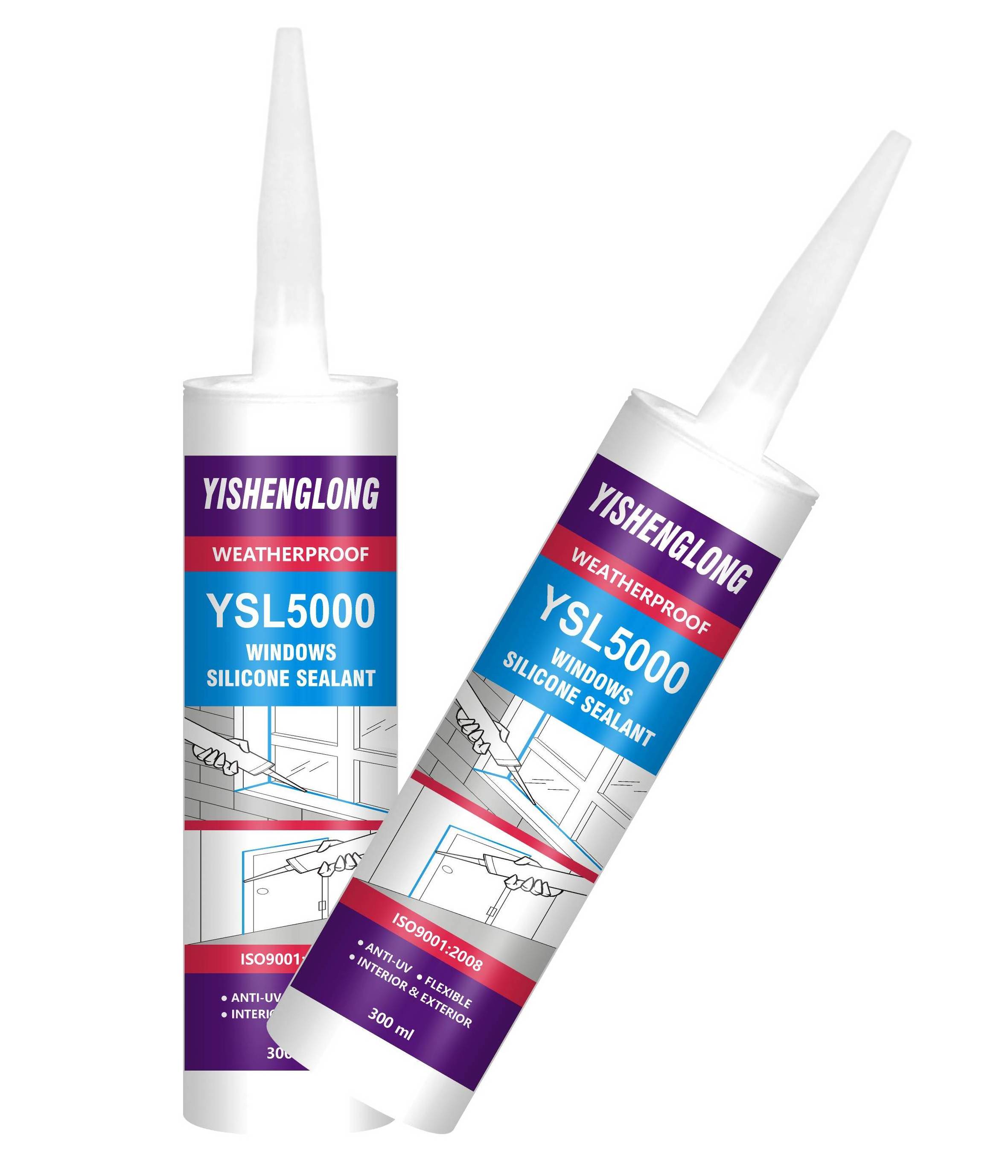 YiSLON Manufacturer Color Weatherproof Outdoor Liquid Glue NP Neutral Silicone Sealant