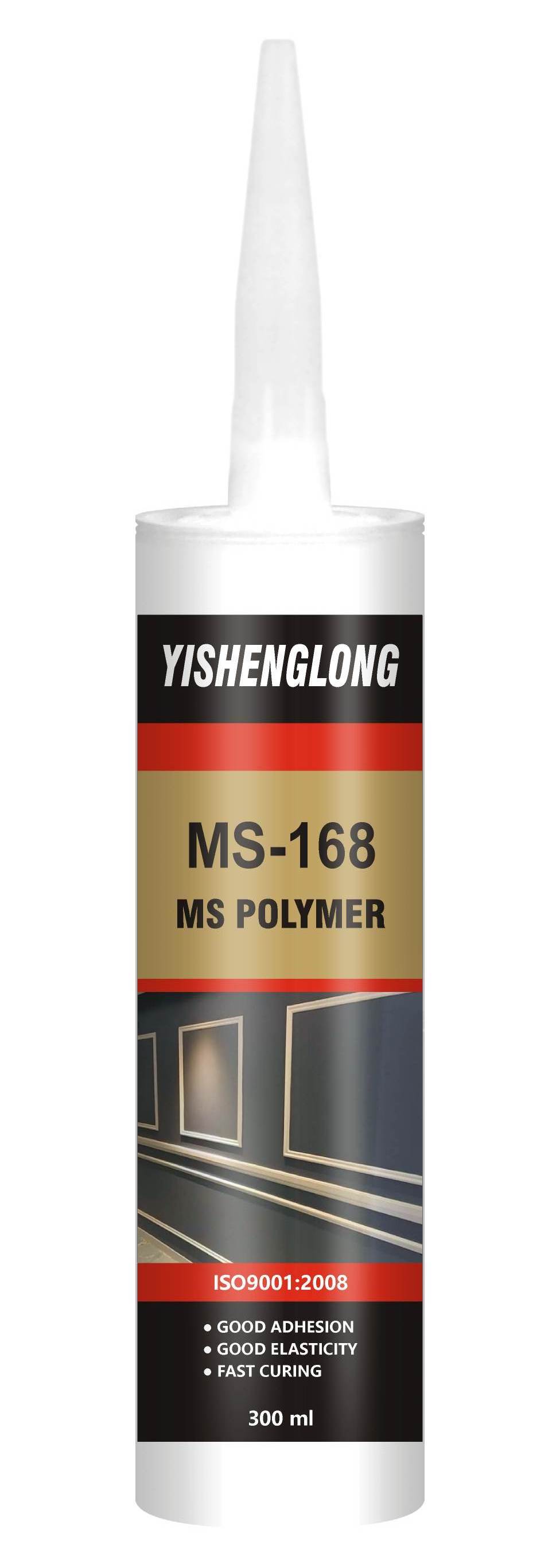 YiSLON  MS-168 Shandong MS hybrid transparent silicone sealant putty factory application