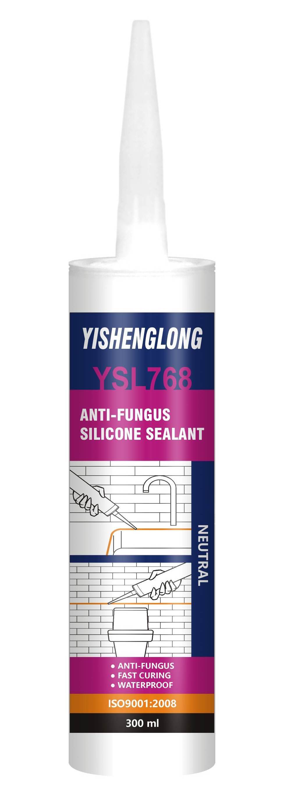 YiSLON High Quality Auto Sealer Silicone Adhesive Glass Sealant for Windscreen