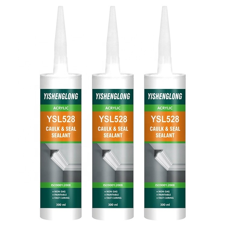 YiSLON Factory Stable Quality Good Fast Curing Paintable Acrylic Sealant For Caulking