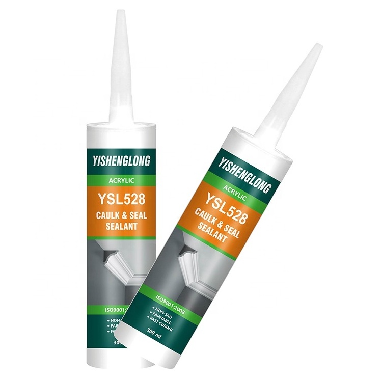 YiSLON Factory Stable Quality Good Fast Curing Paintable Acrylic Sealant For Caulking