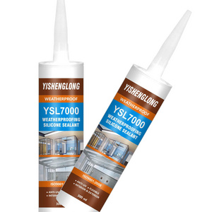 YiSLON Eco-friendly Neutral Silicone  Sealant Weatherproof Glass Glue Clear No Pores General Purpose Silicone Sealant