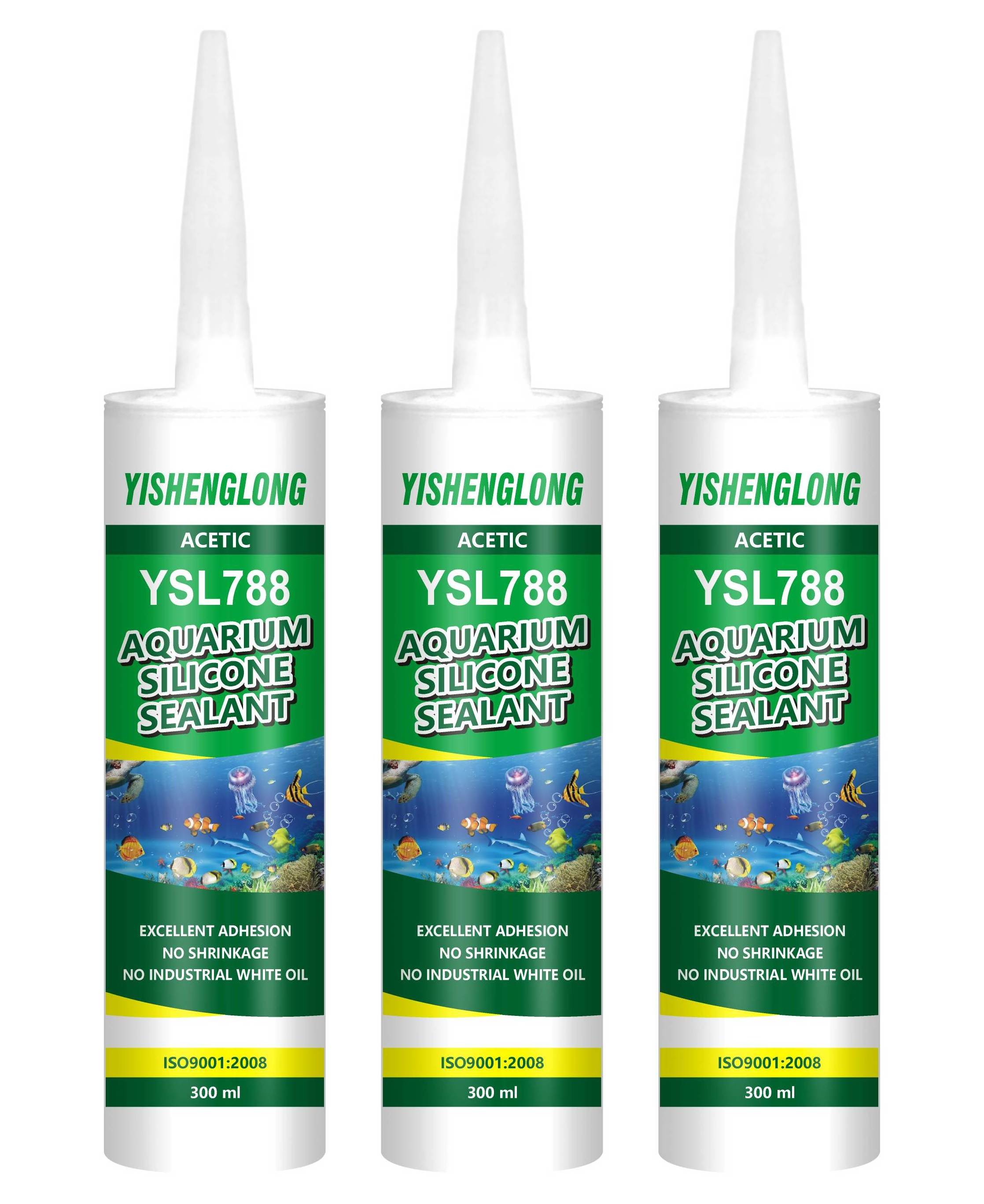 YiSLON heat resistance weatherproof non acidic neutral sanitary silicone sealant