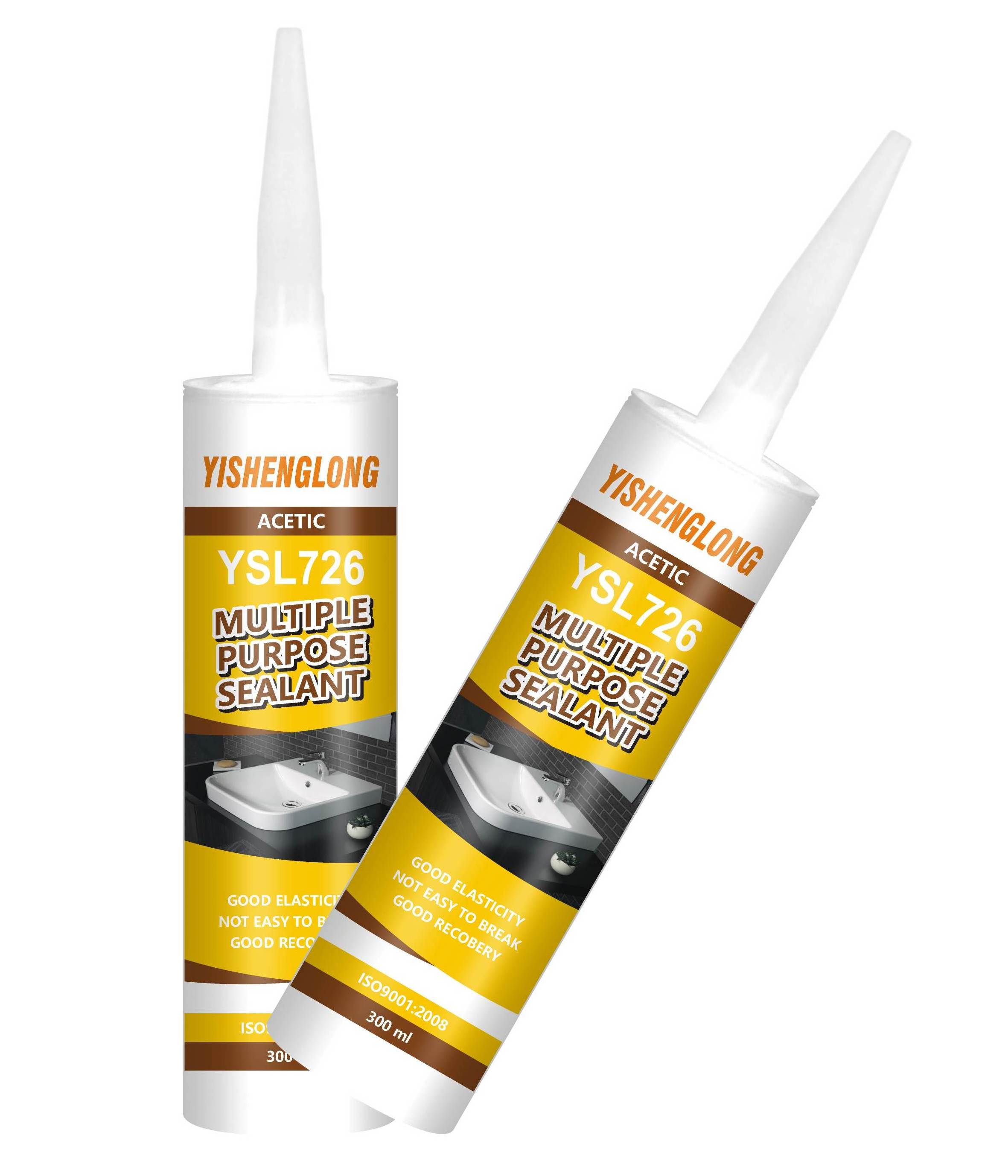 YiSLON Construction Paintable Caulk Brown Best Sell Good Price GP Silicone Sealant