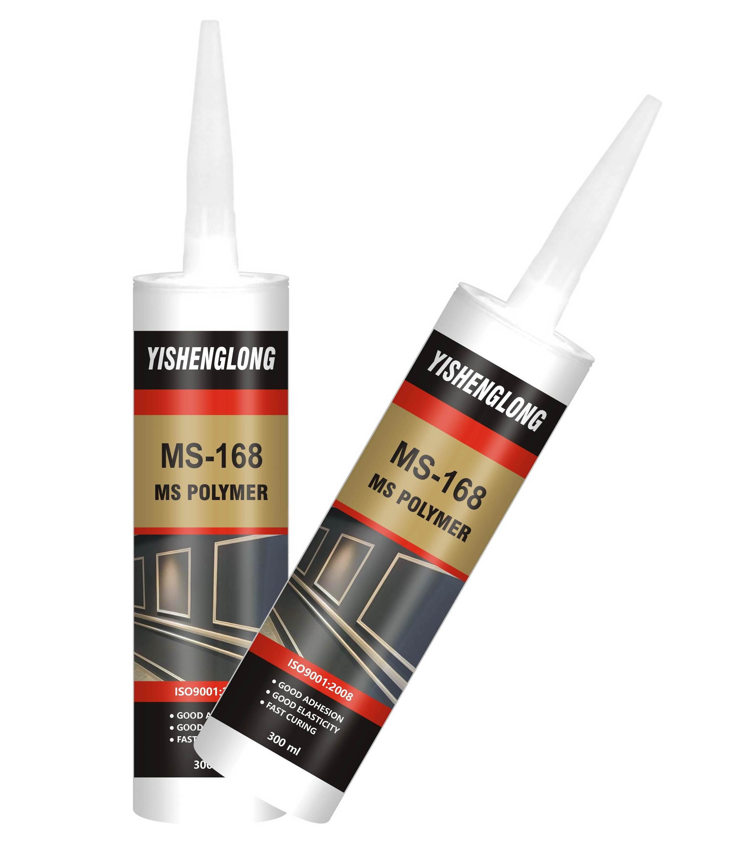 YiSLON  MS-168 Shandong MS hybrid transparent silicone sealant putty factory application