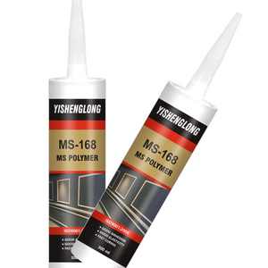 YiSLON  MS-168 Shandong MS hybrid transparent silicone sealant putty factory application