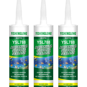 YiSLON acetic big glass gp Silicone Sealant Caulking Black White Clear for Sell