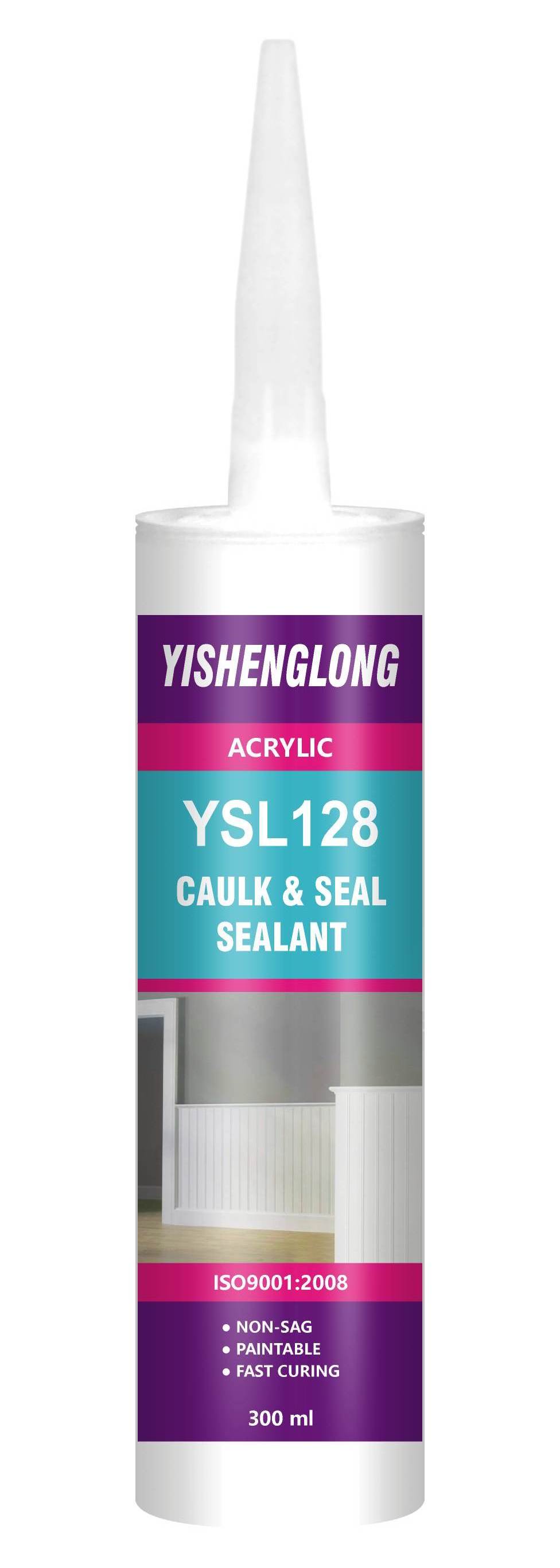 YiSLON high temperature waterproof clear aluminum glass heat resistance silicone sealant