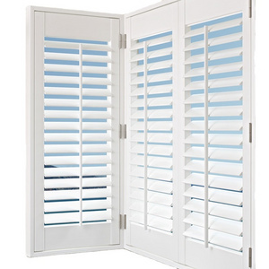 Factory Wholesale Plantation Shutters Ivy louver Windows  Horizontal Shutters for Windows PVC Shutter