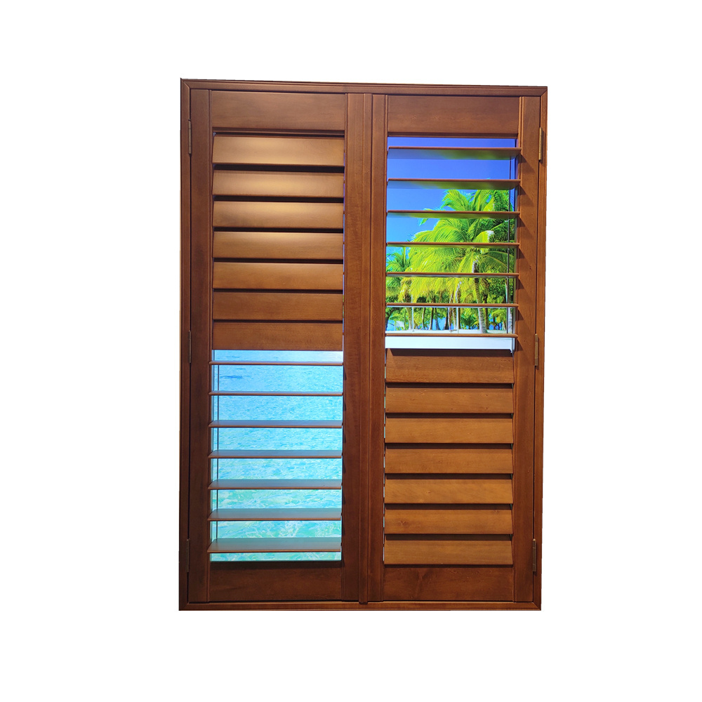 Hot Selling wholesale basswood Shutters plantation timber shutters for living room